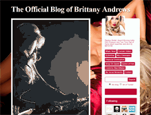 Tablet Screenshot of brittanyandrews.com